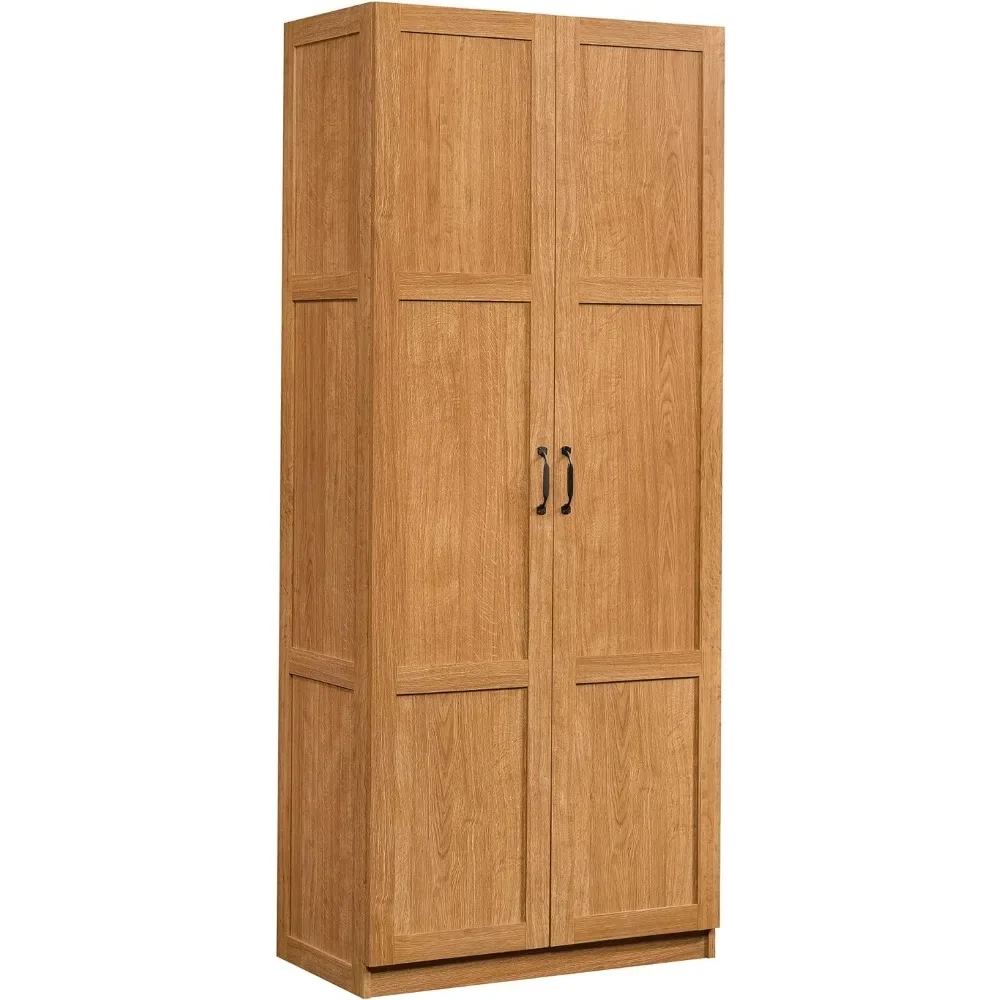 

Miscellaneous Storage Pantry cabinets, L: 29.61" x W: 16.10" x H: 71.10", Highland Oak finish