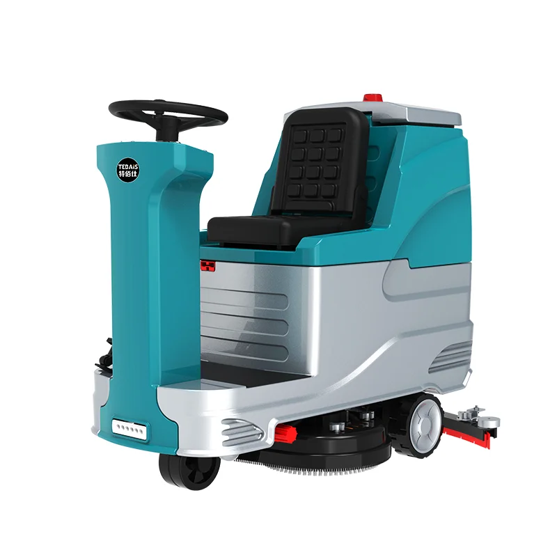 

Large driving type electric washing machine integrated with suction and towing