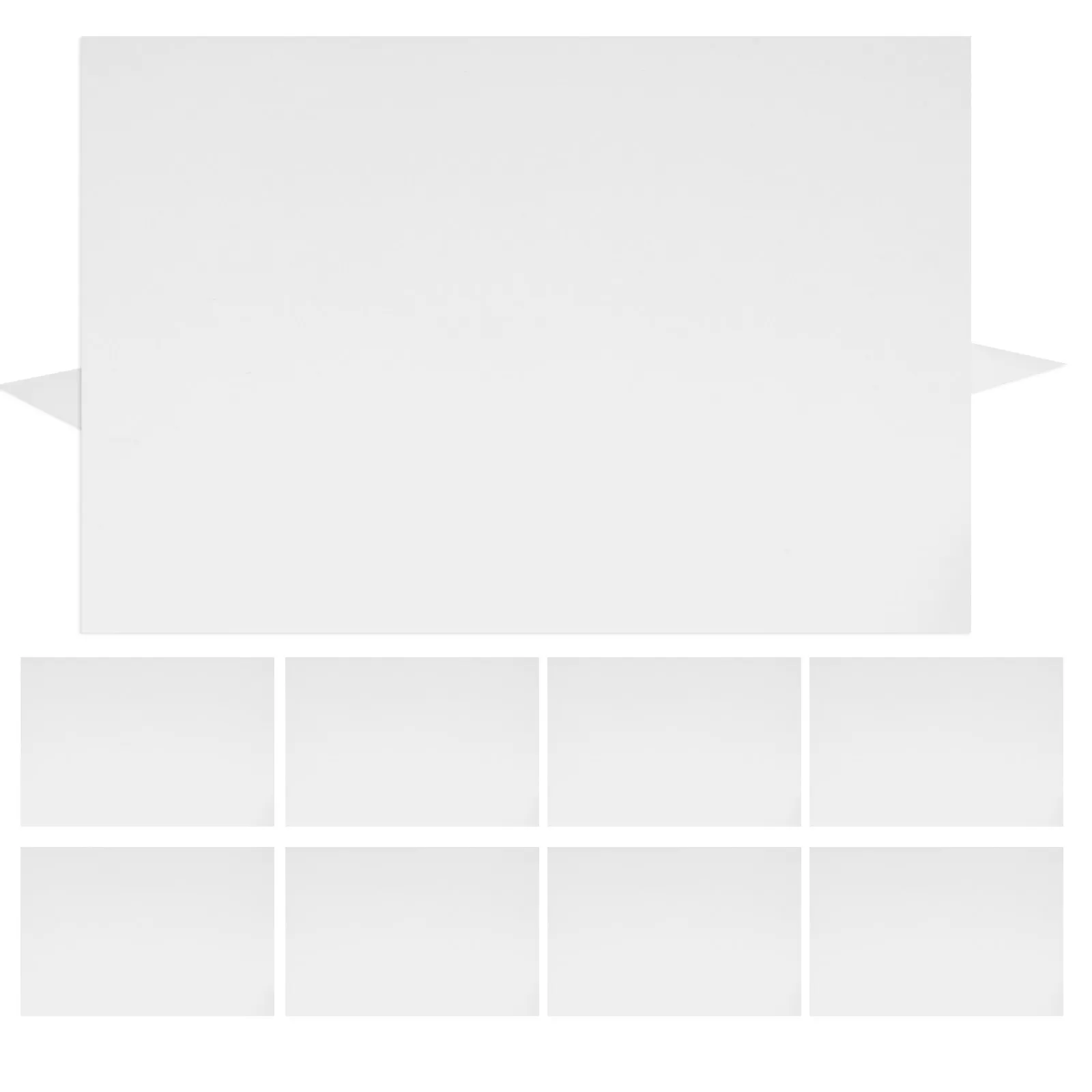 10Sheets A4 250G Shiny Mirror Finish Metallic Cardstock Silver Foil Paper for DIY Crafts Greeting Cards Party Decorations
