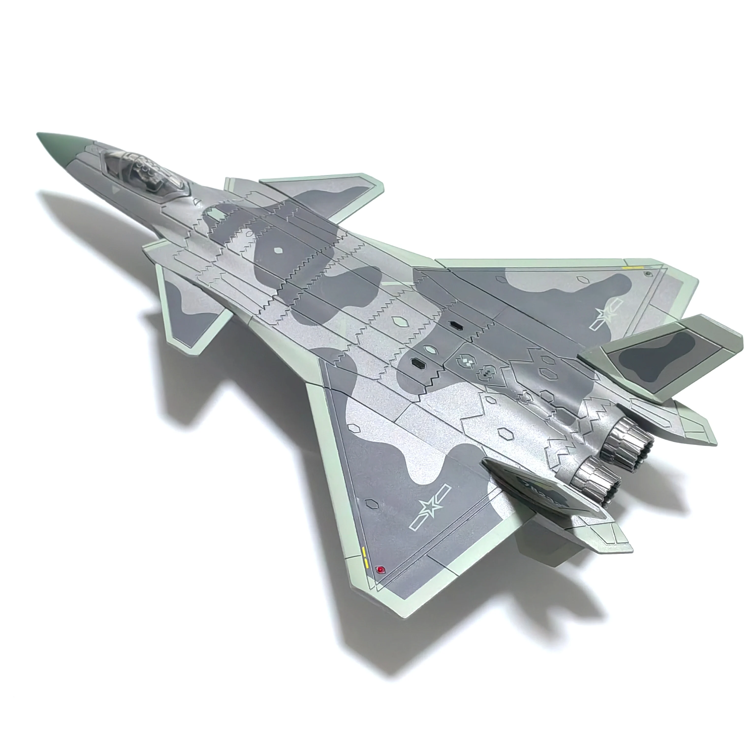 J20 1/72 Plastic Assembly Scale Model（including base） Home Placement, Collection and Decoration Creative Gift Christmas Gift