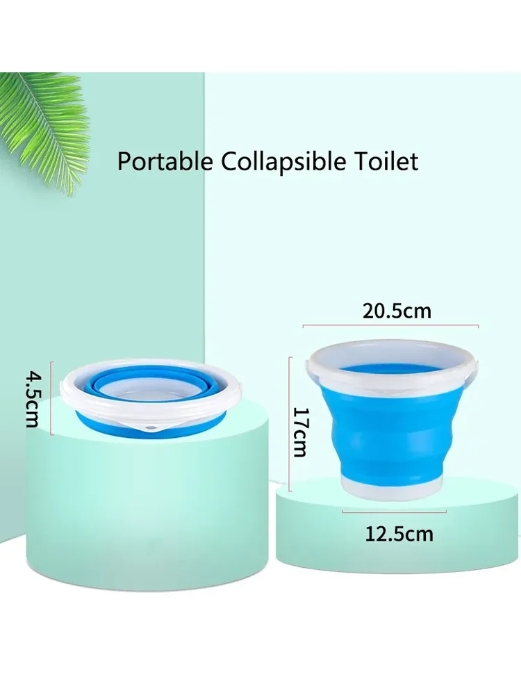 3L Collapsible Bucket Portable Folding Water Bucket Car Washing Fishing Bucket Household Plastic Travel Outdoor Camping Bucket