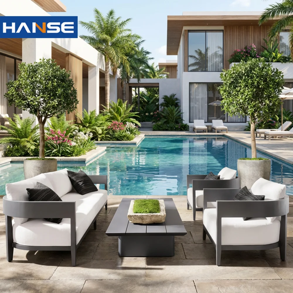 Outdoor Furniture Thailand - Aluminium Outdoor Garden Sofa Furniture Set