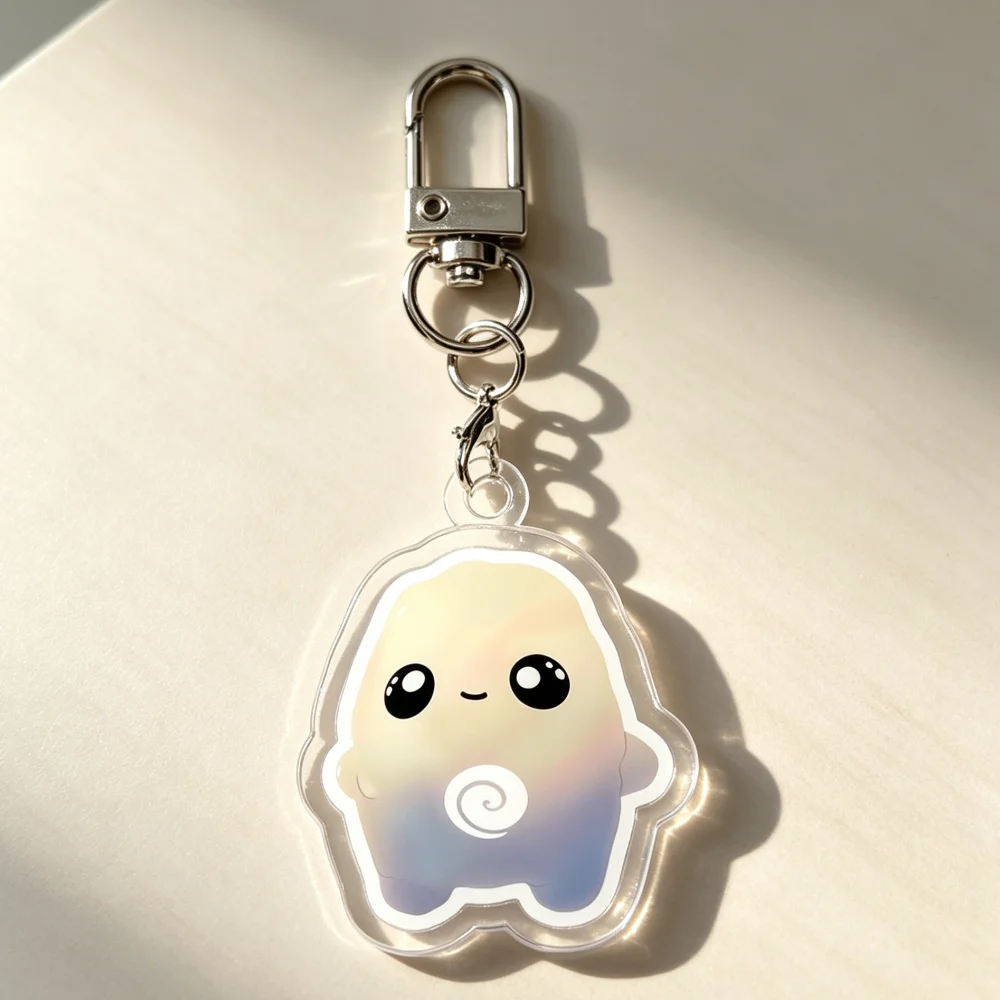 for Fort Sprite Game Peripheral Duck Demon Peely Aura Earth Acrylic Keychain Decoration Pendant Exquisite Festival Gift Ornament view 3