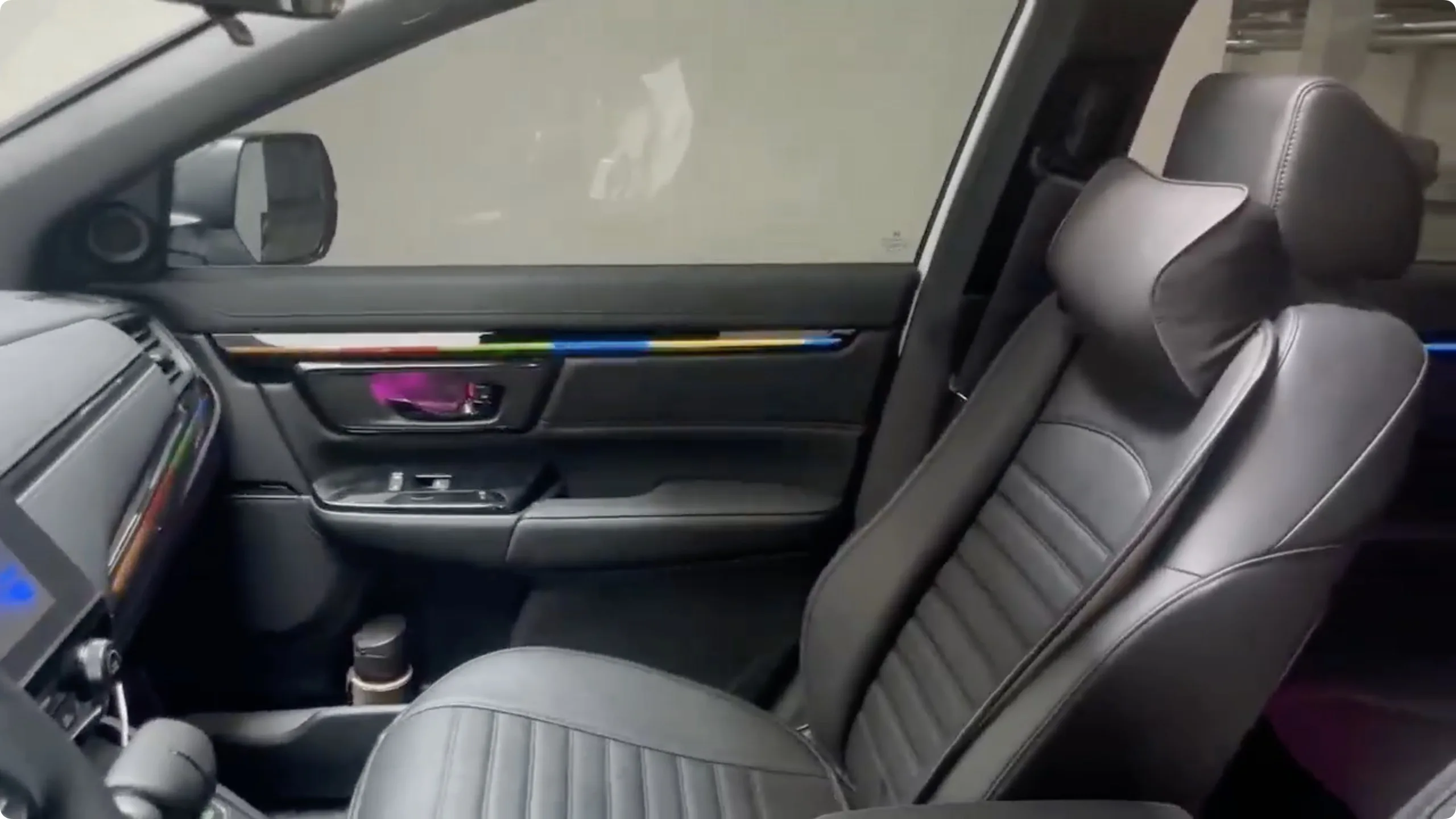 for CRV 2017-2022 Auto Interior Lighting Upgrade 12V Luminous Car Ambient Light Multi-Color Symphony Atmosphere Lights