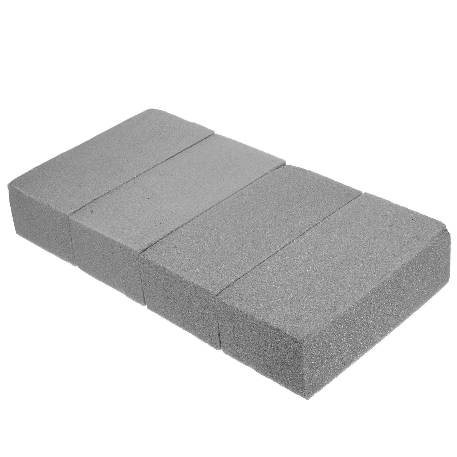 

4 шт. впитывающих блоков из флористической пены серого цвета для живых, сухих и искусственных цветов, для свадеб, дней рождения, сада