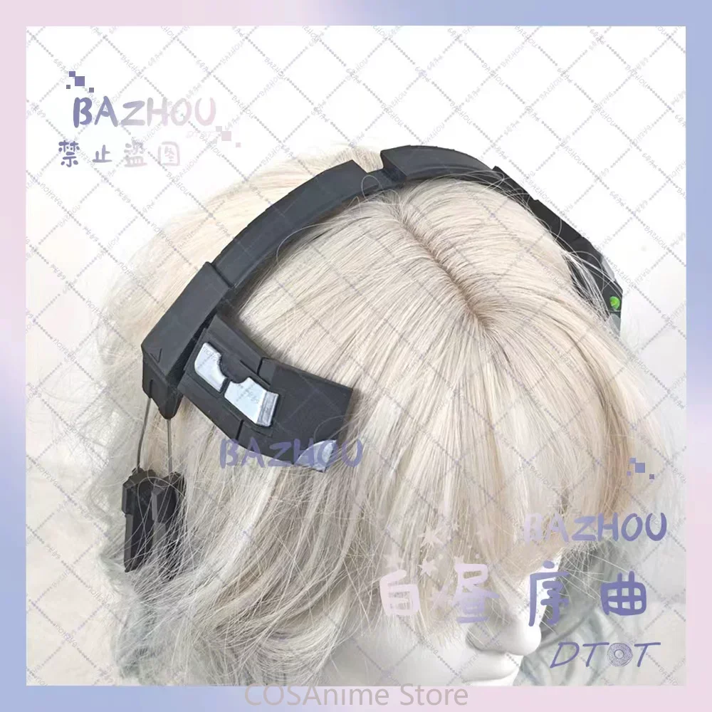 Arknights: Endfield Li Zhiyan Jue Anime Cosplay Crown Headdress Headband Props Hair Ornaments Ponytail Ties Hair Role Play view 2