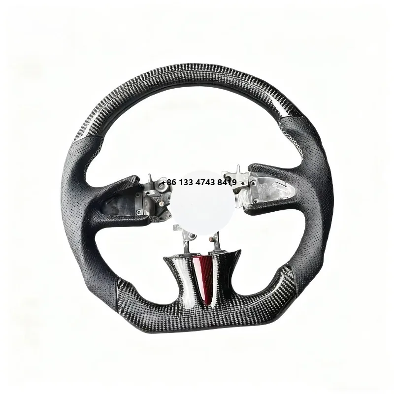 Carbon fiber racing steering wheel, custom sports performance steering wheel, suitable for car modifications and upgrades
