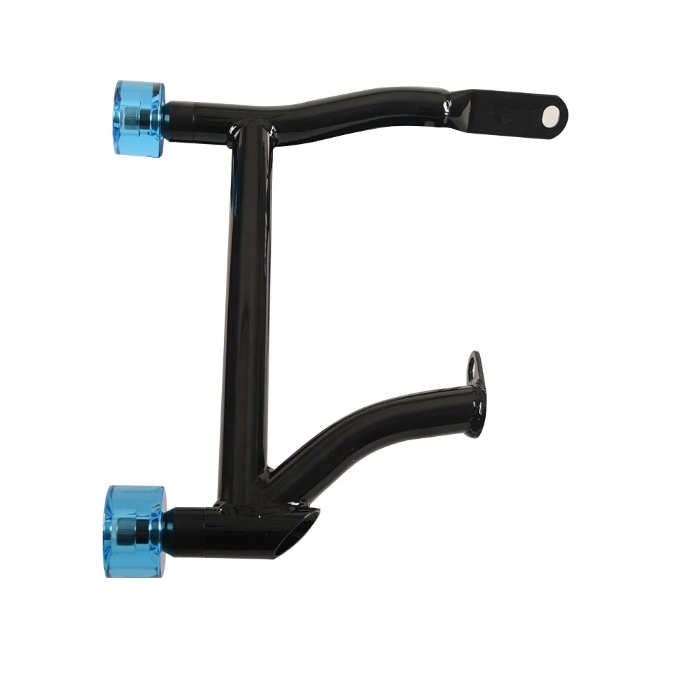 2 Pairs Colors 58mm Performance Guard Wheelie Wheels Crash Bar End Cap For Crash Bar Guard Engine Protect Bars