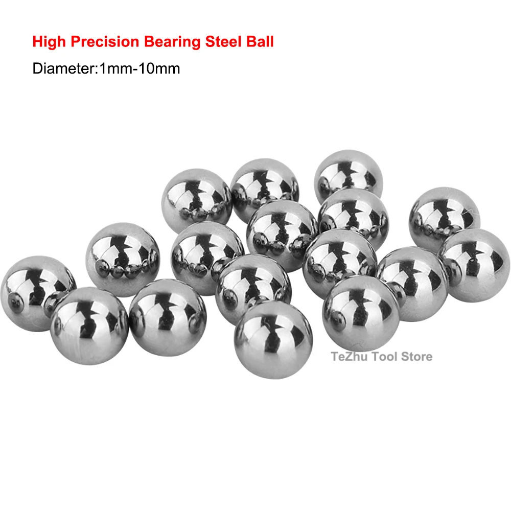 

High Precision Bearing Steel Balls Solid Small Steel Ball Diameter 1/1.5/2/2.5/3/3.175/3.5/3.969/4/4.5/4.763/4.8-10mm