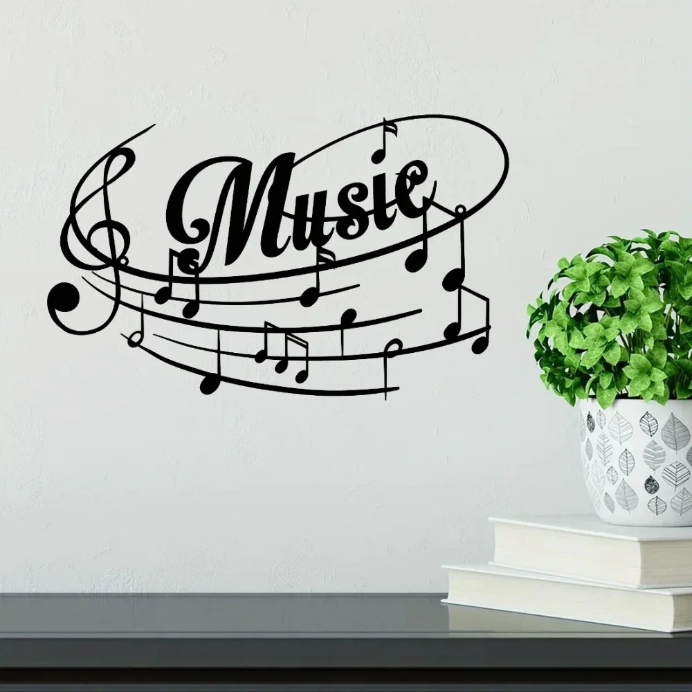 Musik note Metall wand schilder-Musik dekor. Für Schlafzimmer, Wohnzimmer und Küche. Metall verzierung. Musik note Kunst.