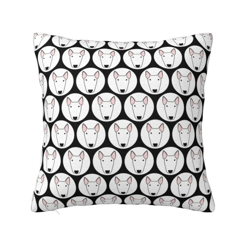 Bull Terrier Dog Bubble Pillow Case Sofa Dog Lover Nordic Cushion Cover Square Pillowcase