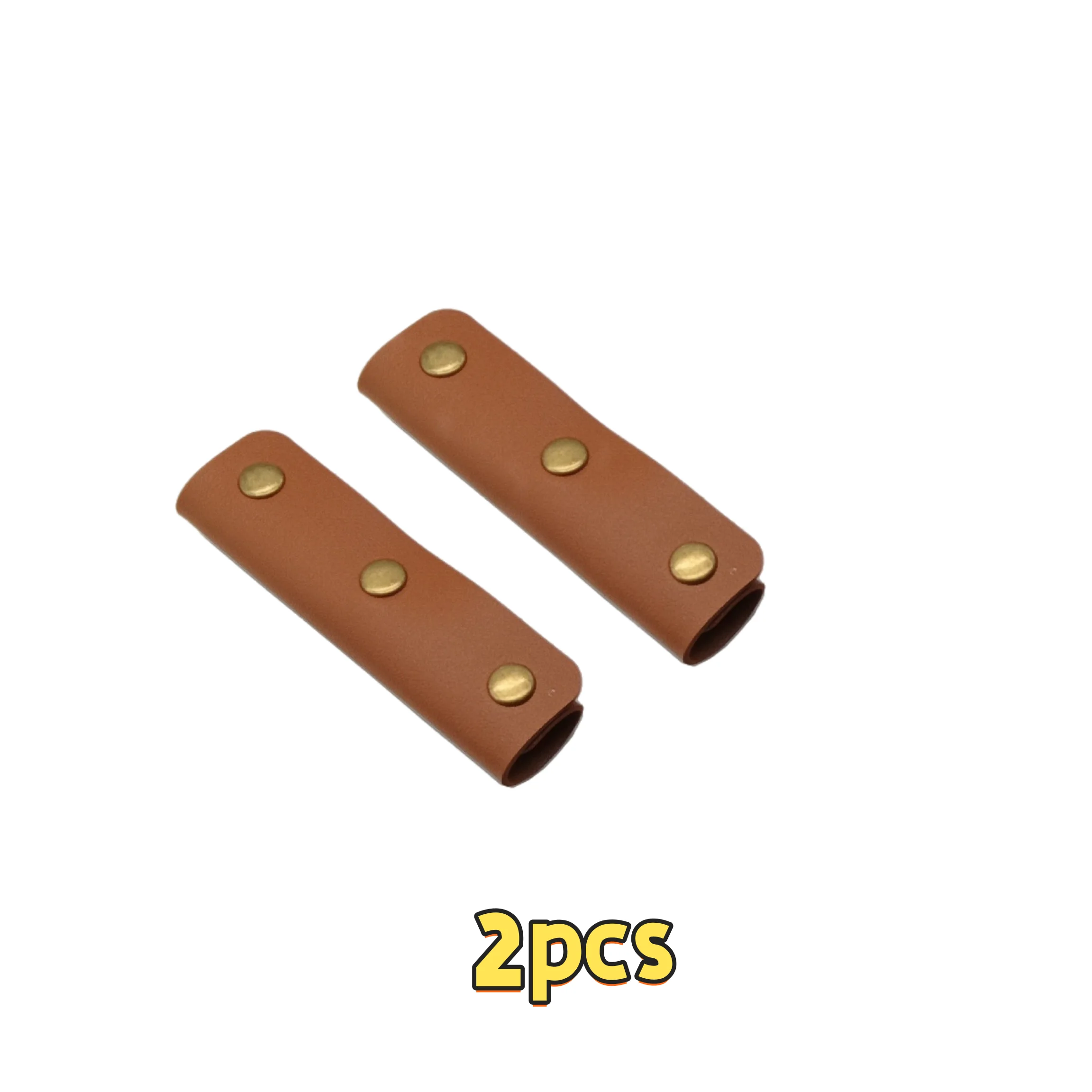 قطعتان من أشرطة حقائب اليد للأمتعة، غطاء حماية من جلد البولي يوريثان بإبزيم ثابت، واقي مقبض حقيبة تسوق غير قابل للانزلاق ومقاوم للاهتراء #6