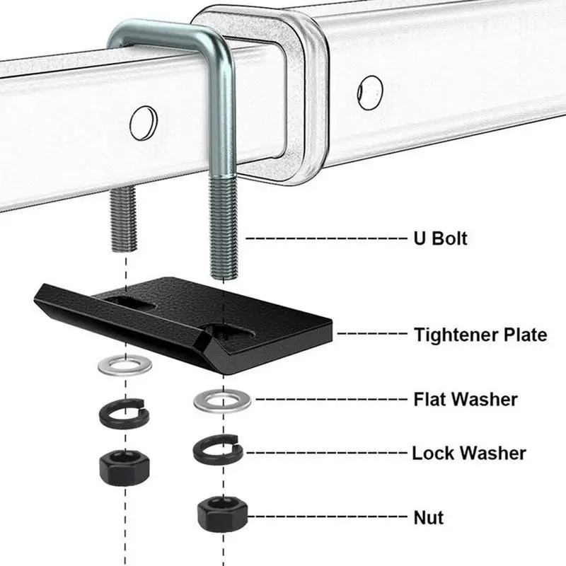 เรือ Trailer Hitch Tightener สแตนเลสสตีลสนิม Anti-Rattle Hitch Stabilizer Heavy Duty Trailer อุปกรณ์เสริมสําหรับ Hitch