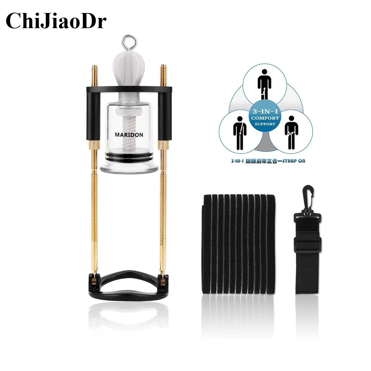 الرجال الذهبي القضيب البدني اللياقة البدنية العضلات تمتد رفع الأثقال الجر المدرب تمديد المتوسع قوس #4