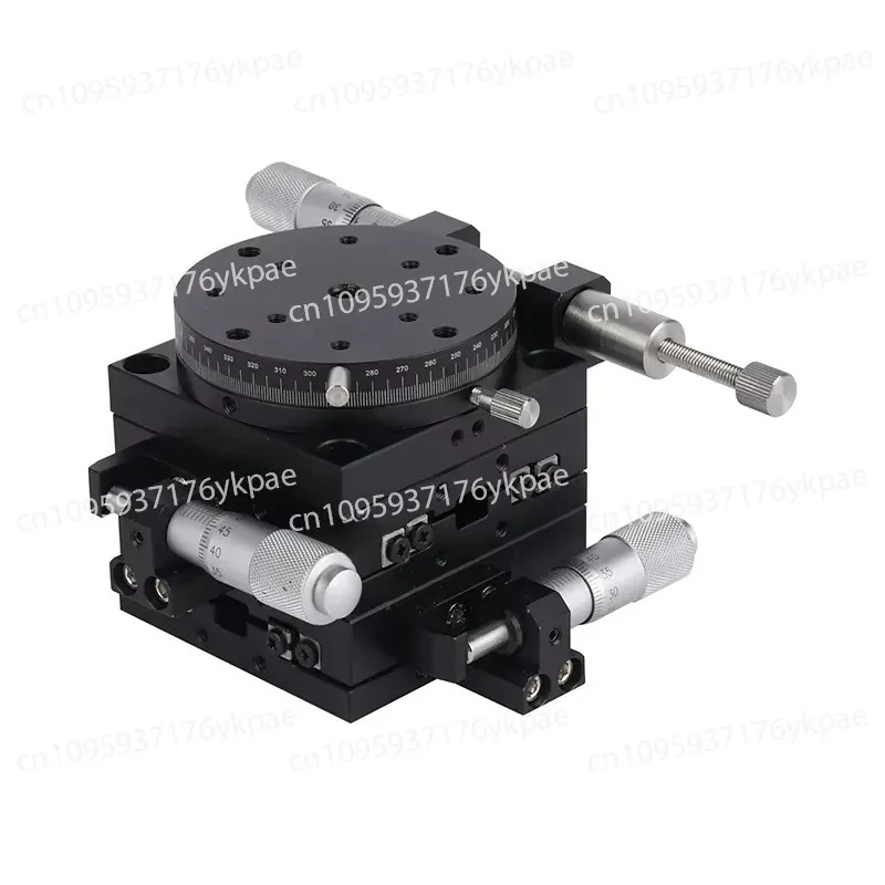 60mm Manual Platform XY Rotary Cross Roller Guide Measurement Linear Platform Positioning Platform