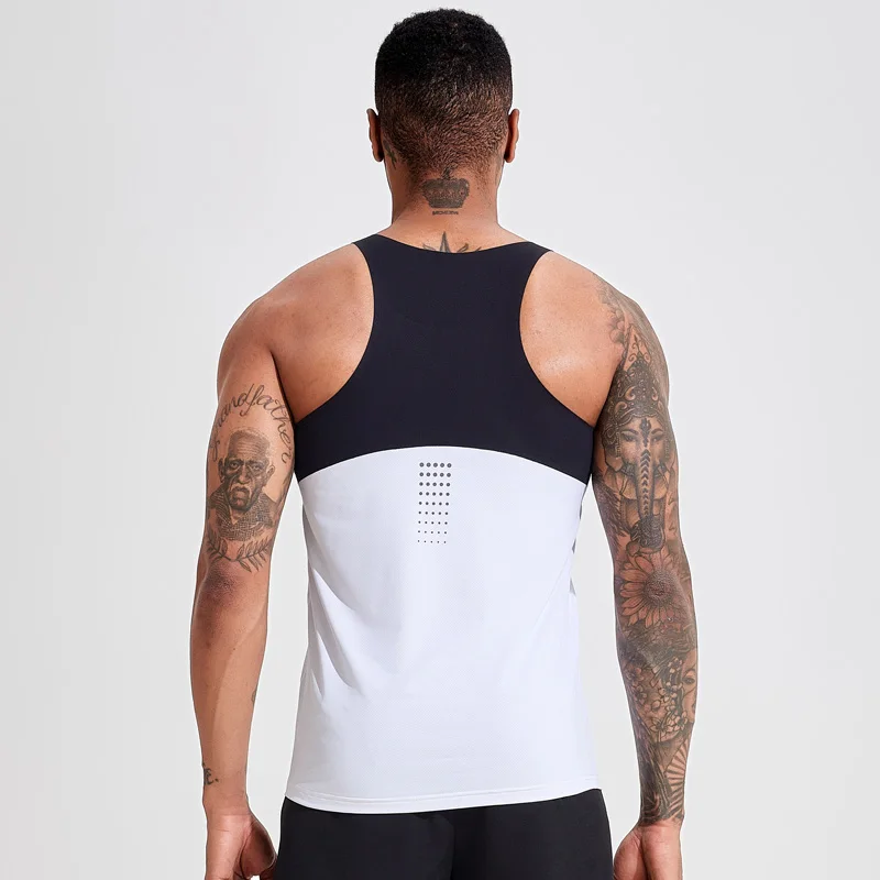 Men Tank Vest Seamless Patchwo - Sleeveless Undershirt review and price
