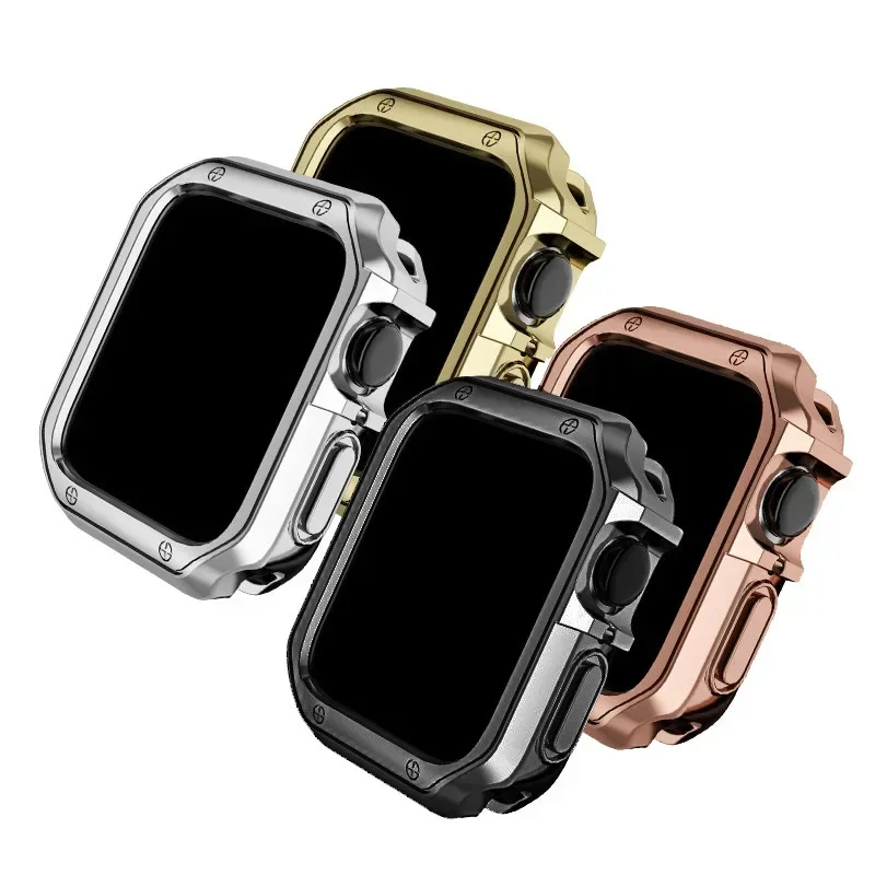 watch Cover For Apple Watch case 9 8 7 6 SE 5 iWatch Accessorie Screen Protector Apple watch serie 44mm 40mm 41mm 45mm 42mm 38mm