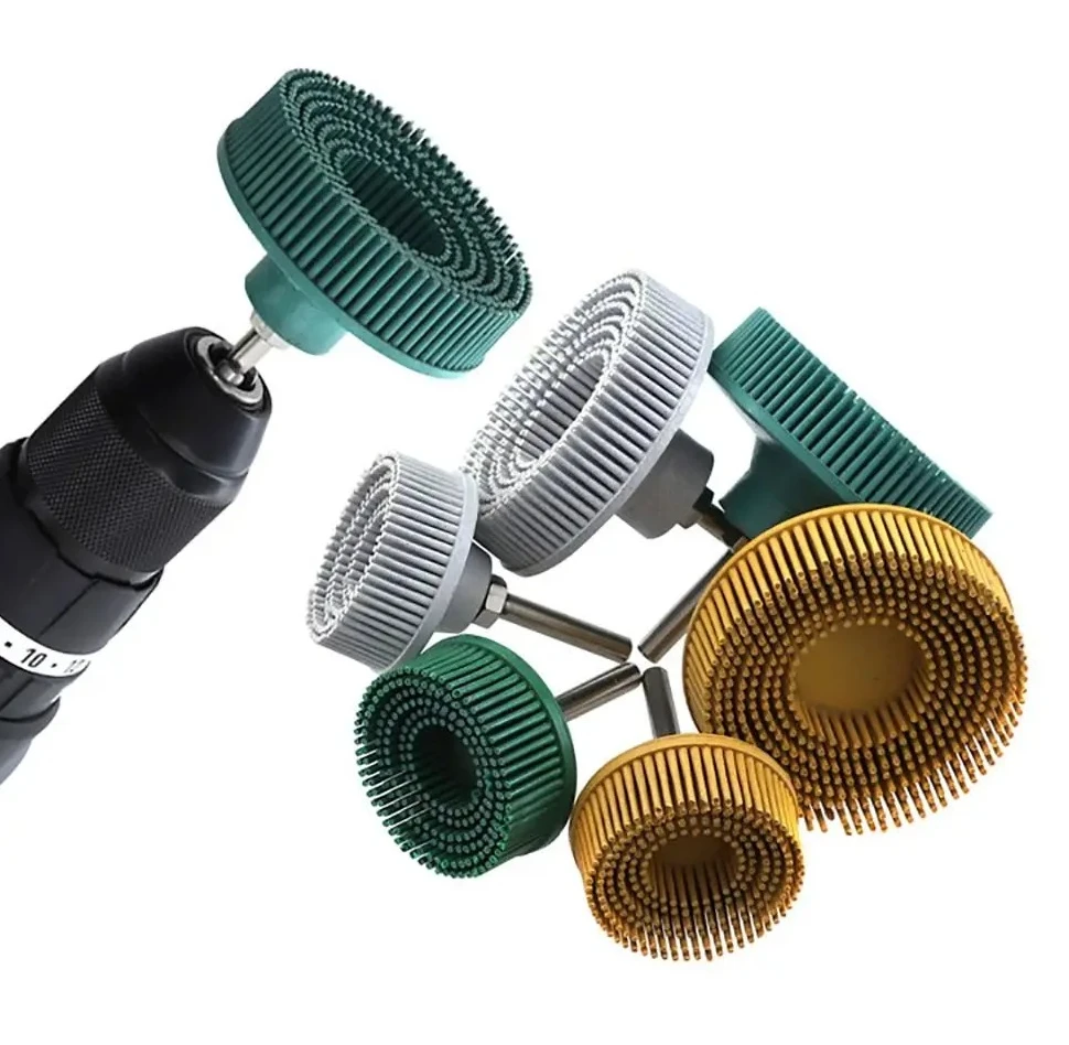 

Accessories 1/4" Shank Bristle Disc Universal Multi-functional Coating Removal Disc Wear-resistant Rubber Sanding Disc