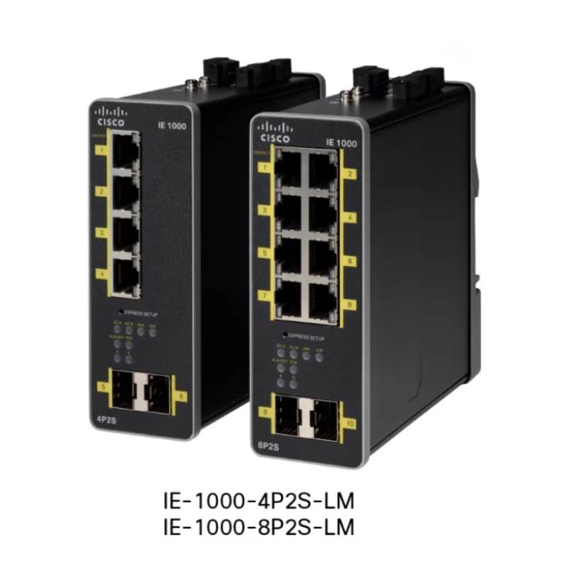 Brand New Cisco IE-1000-4P2S-LM 4 X Gigabit Ethernet Ports 2 X SFP Ports Industrial Network Switch IE-1000-4P2S-LM