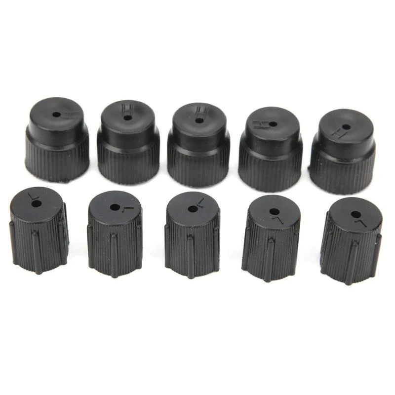 P5ED 10Pcs R134a 13mm 16mm System Charging Port Caps Automotive Accessories，Auto Maintenance Accessories System Caps