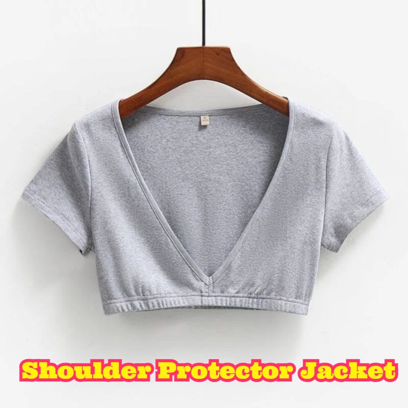 Shoulder Back Warmer Sleeveless Undershirt Universal Wear All Seasons Soft Comfortable Half Sleeve Base Top Warm Sleep Inner New