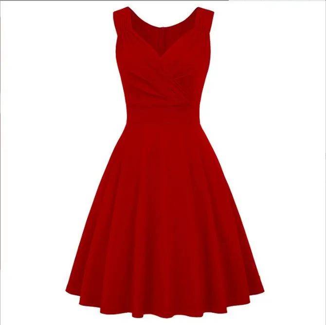 Vestido de cóctel vintage Hepburn ligero