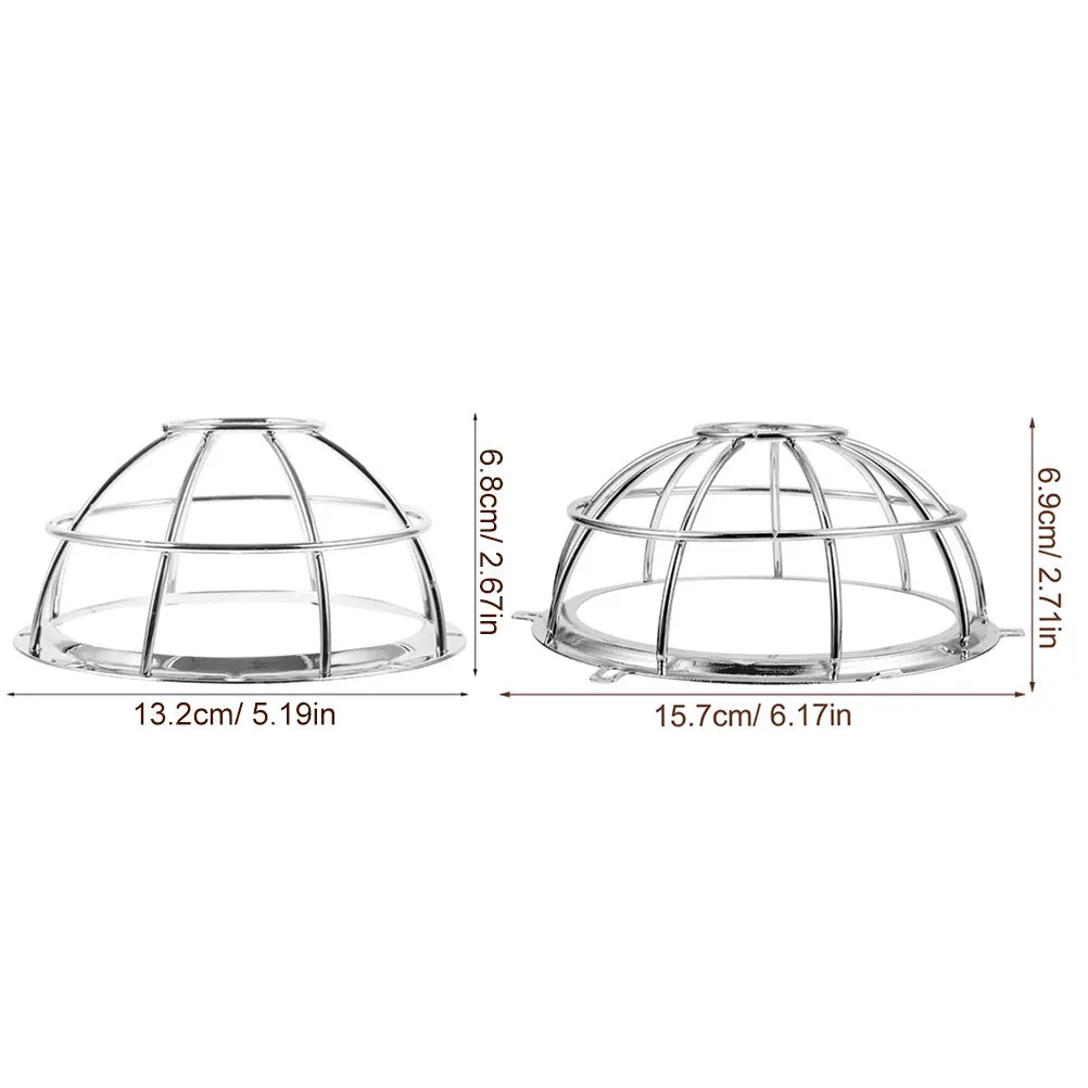 2Pcs Fire Sprinkler Protective Cage Iron Rustproof Guard Cover Fire Sprinkler System Smoke Wire Guard