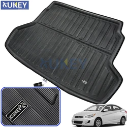 Cargo Mat Trunk Tray Boot Liner Floor Carpet For Hyundai I25 Accent Blue Verna Solaris Sedan 2011 2012 2013 2014 2015 2016 2017