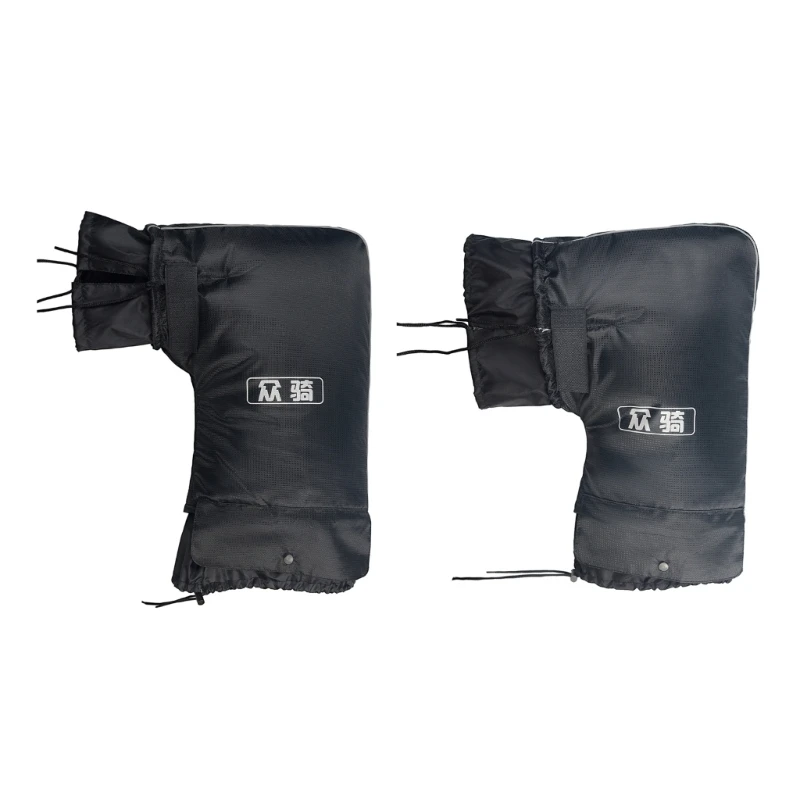 Handlebar Mittens Cold Weather Mountain Bike Handlebar Mittens Windproof Coldproof Commuter-MTB Bar Warmer Cover