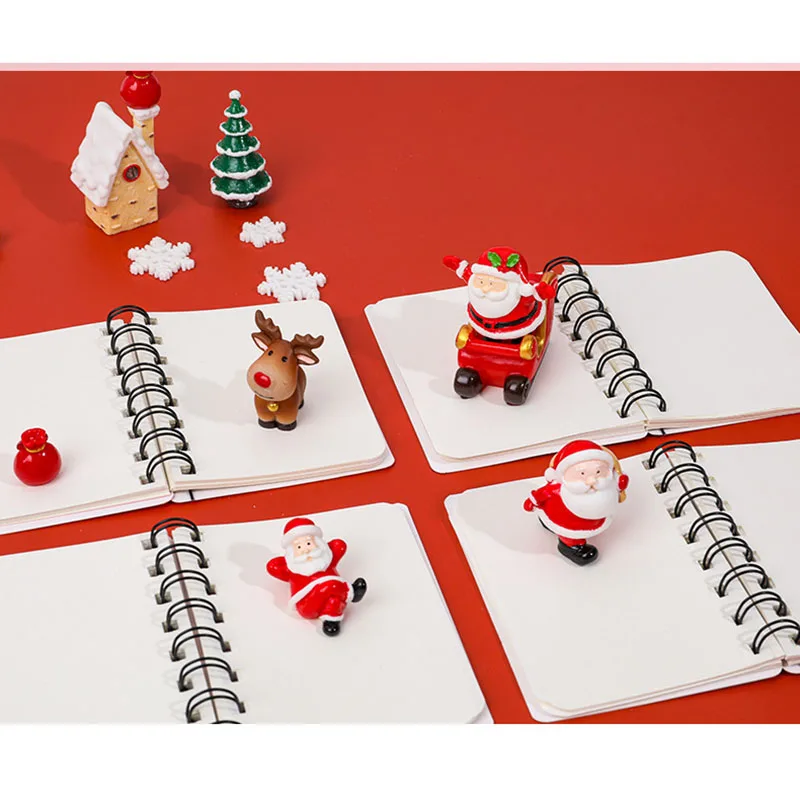 Caderno espiral bonito do Natal, Mini Notepad, A7