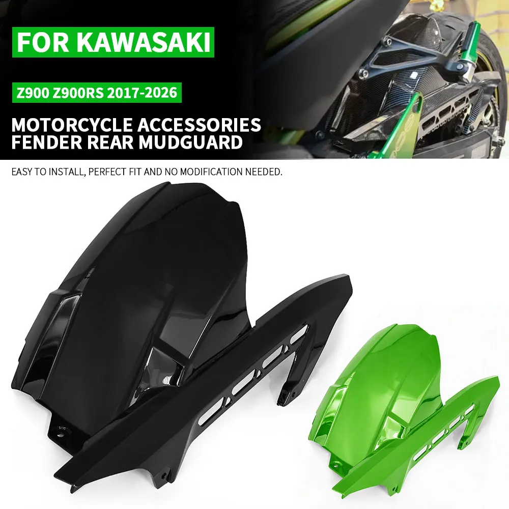 Für Kawasaki Z900 Z900RS 2017-2026 Motorrad ABS Carbon Hinterer Kotflügel Spritzschutz Verkleidung Kettenschutz Moto Zubehör