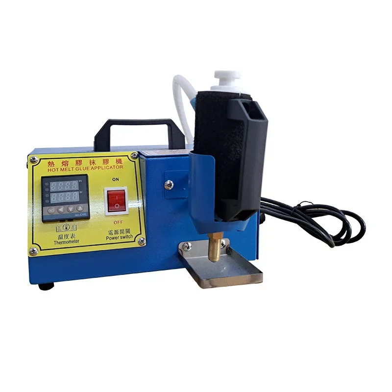 

High Efficiency Semi-Automatic Hot Melt Coating and Adhesive Gluing Machine with Push-Type Dispenser for Leather Hand-held Use