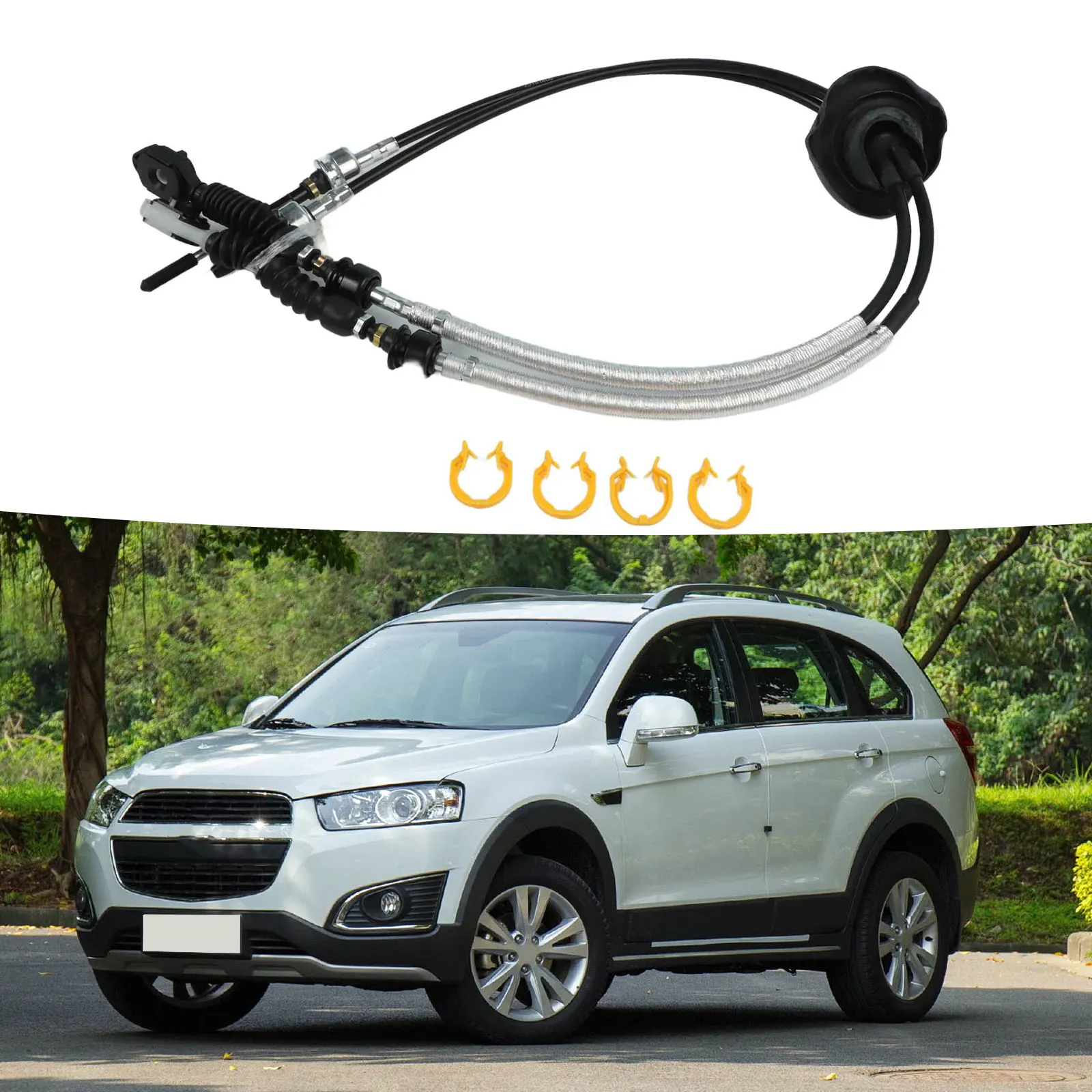 Replacement Gear Selector Cable for Chevrolet For CAPTIVA C100 2007 2010 OEM 25181808 Compatible with Antara 2007 2010