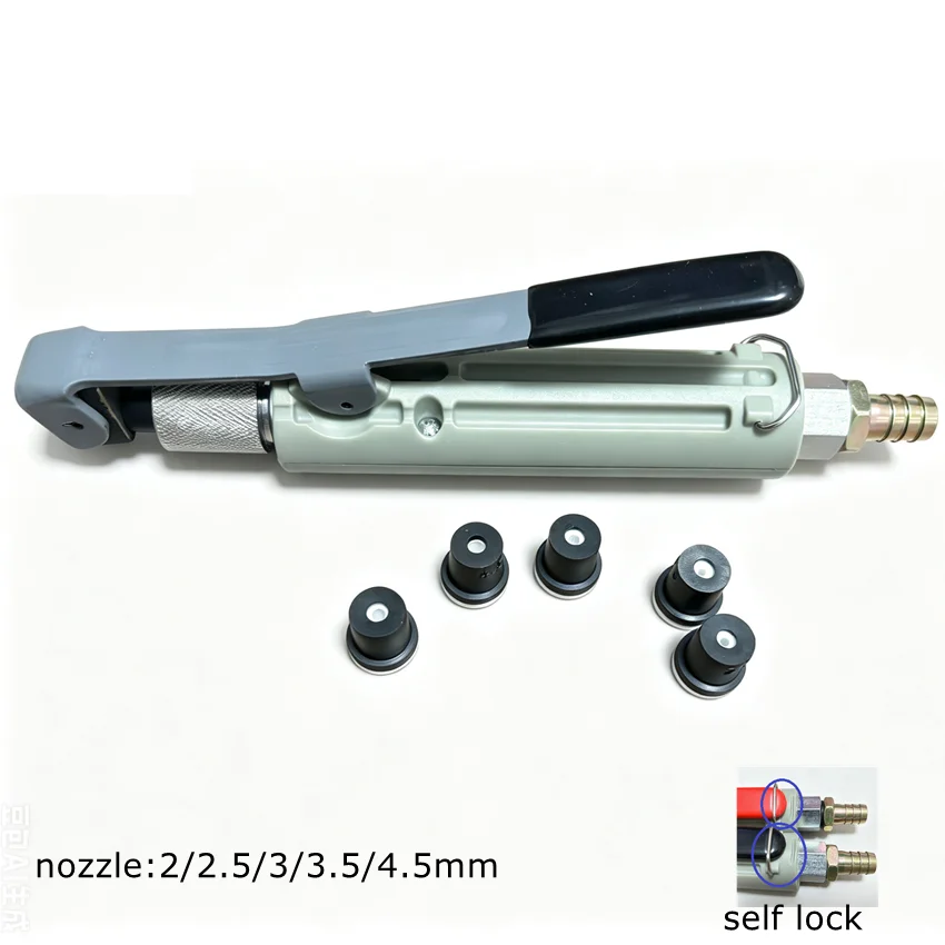 Upgraded Sandblaster Gun with 10pcs Sand Blasting Nozzles 2/2.5/3/3.5/4.5mm Handheld Blasting Gun