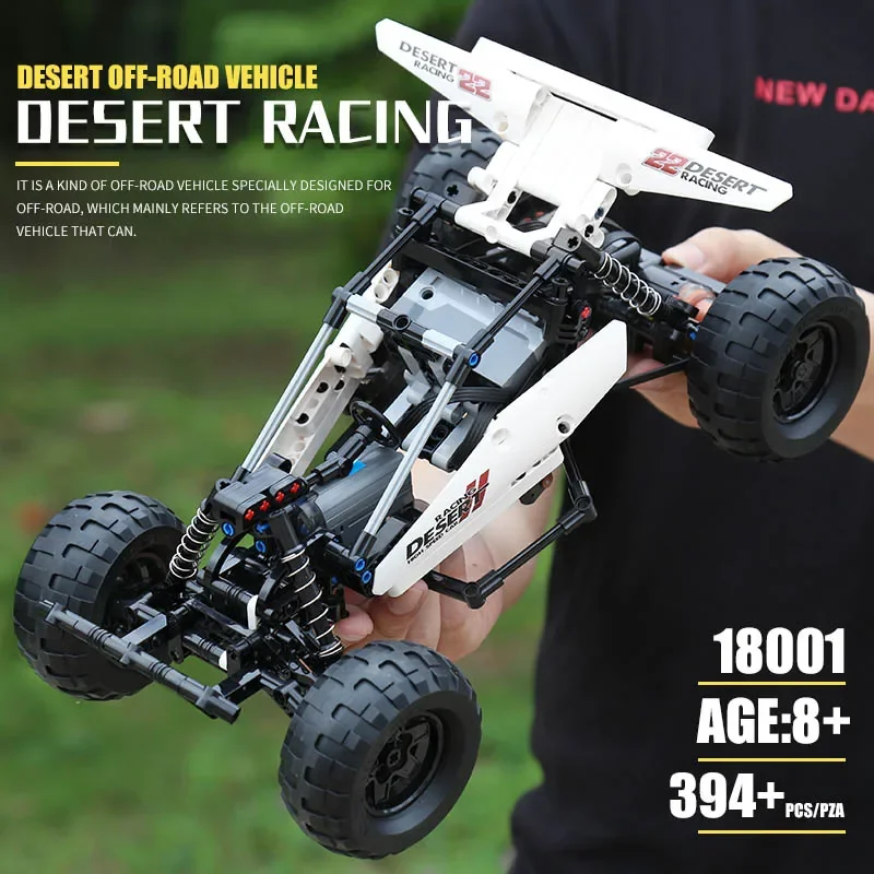 Schimmel Koning 18001 Technische Auto Speelgoed De MOC-1812 Gemotoriseerde PF Buggy 2 Truck Model Bouwstenen Bakstenen Kinderen Kerstcadeaus