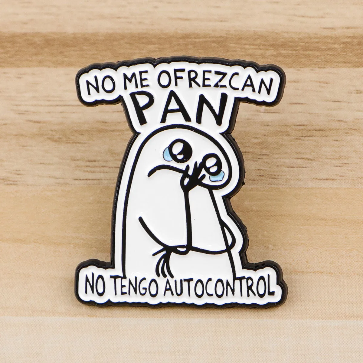 Funny Spanish Quotes Enamel Pin Cartoon Brooch Lapel Pins Badge on Backpack Clothing Accessories Fashion Jewelry Friends Gifts