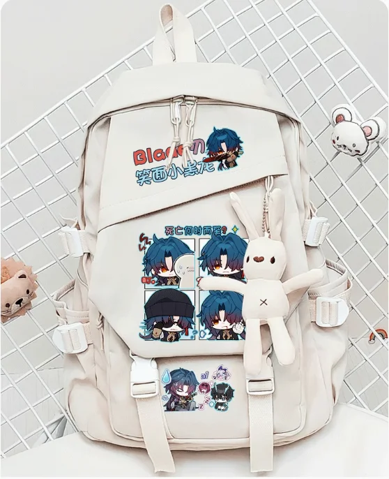 Anime Honkai: Star Rail Blade Schoolbag Backpack High-capacity Computer Casual Shoulder Bag Student Messenger Bag 2049