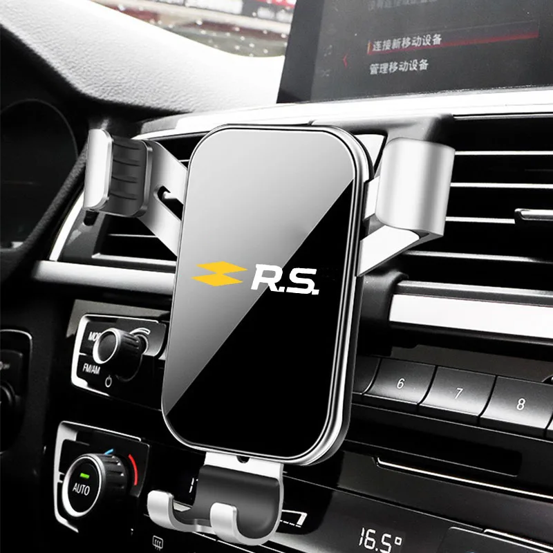 Universal Phone Holder Car SmartPhone Stand Clip For Renault RS Clio Scenic Logan Megane Koleos Sandero Safrane Vel Satis Arkana