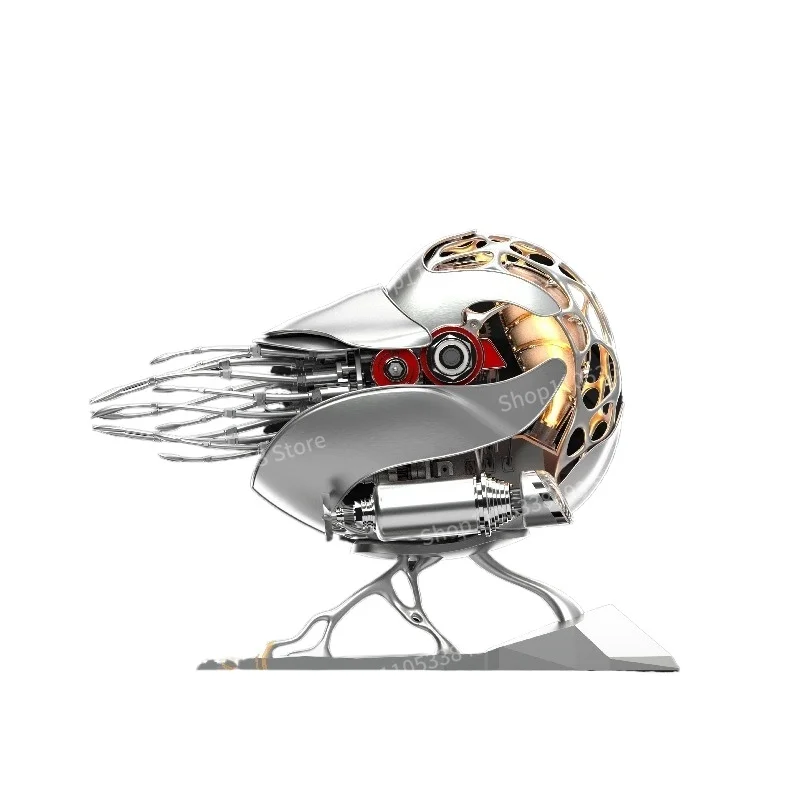 Mechanical Nautilus, Metal Primary Color Assembly TYPE-C Charging, Art Ornament