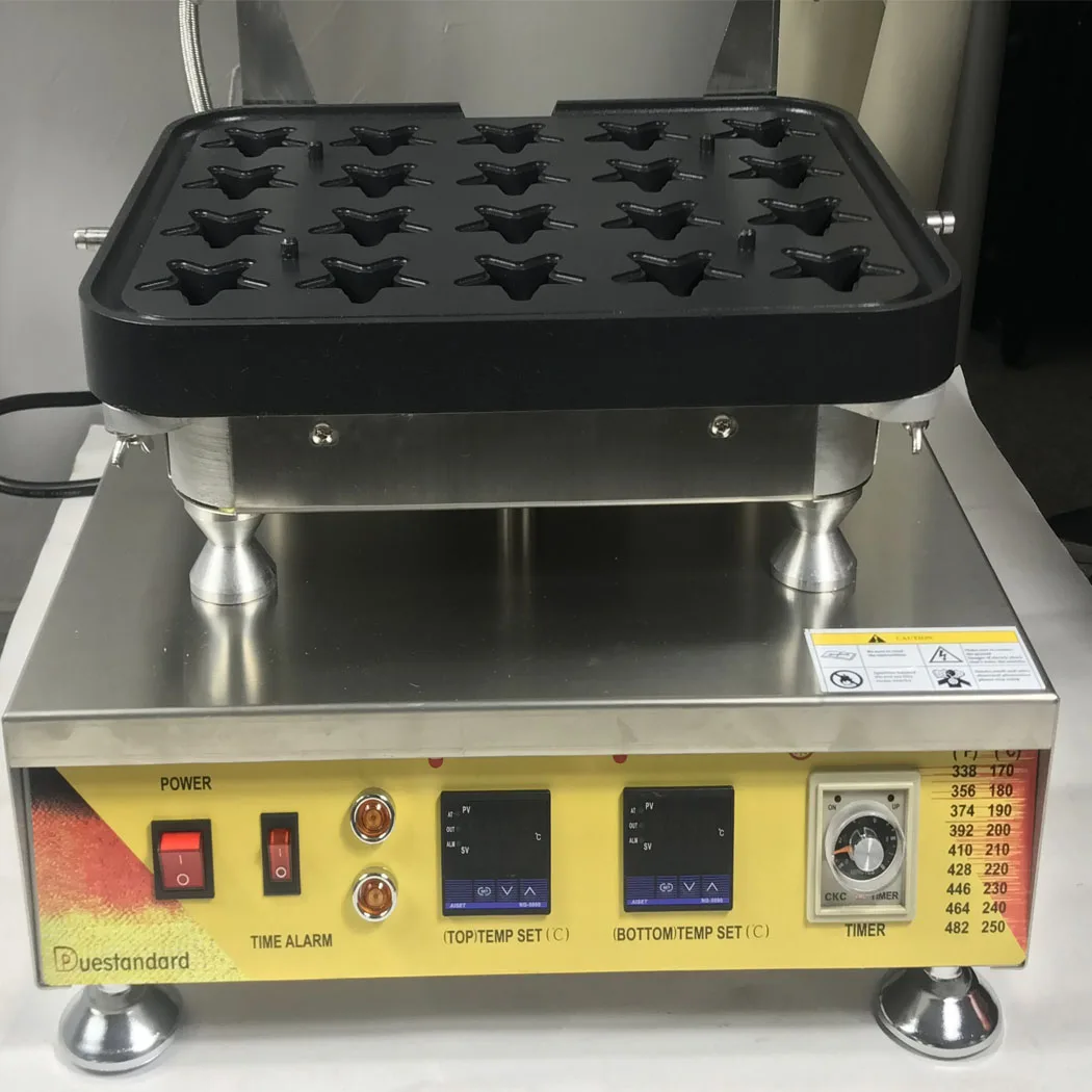 Model 825 Stars shape 30 pcs Commercial Egg Tart Forming Machine, Tart Baking Machine, Egg Tartlets Pie Machine