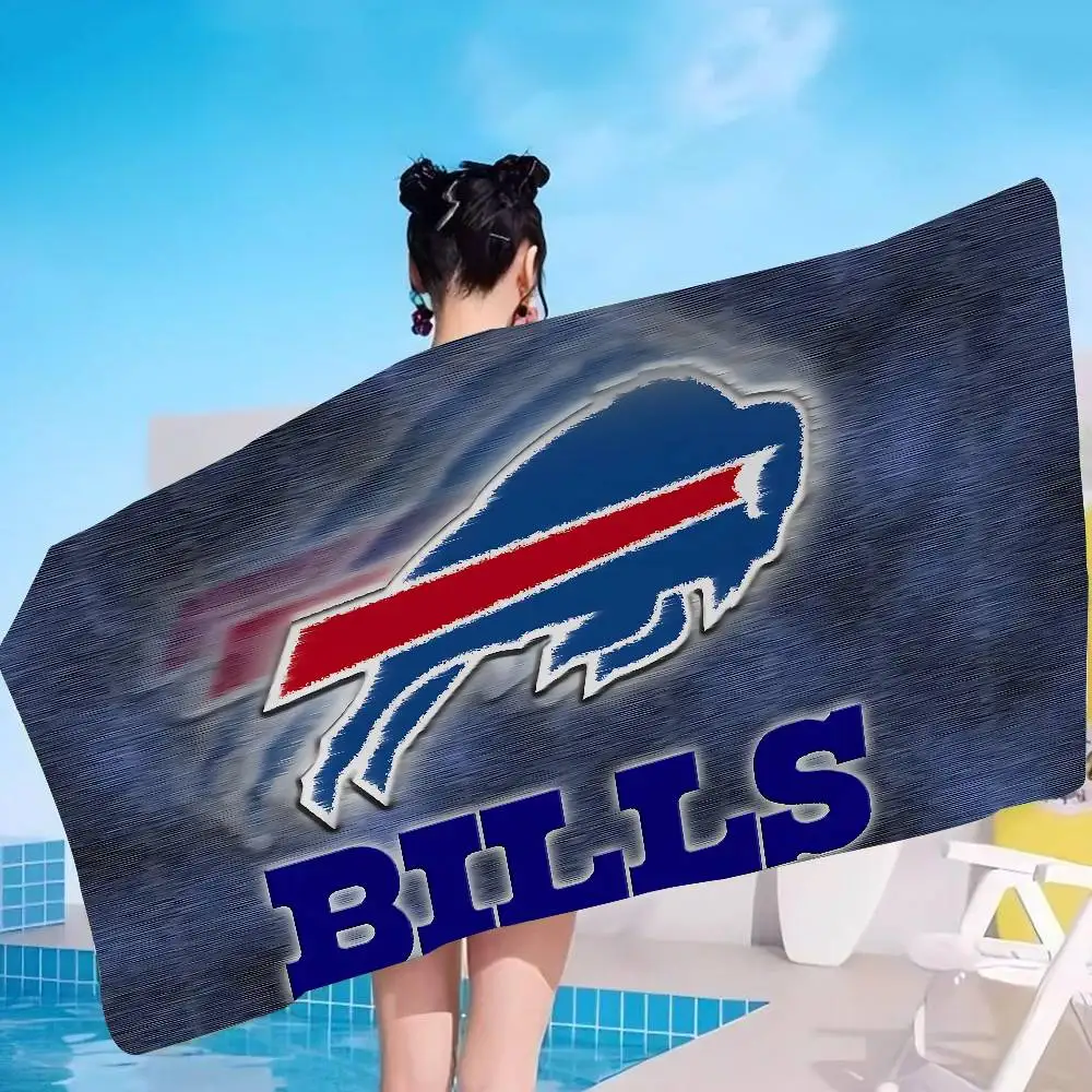 Cool B-Buffalo-B-BillS Anime Beach Swimming Towel Soft Absorbent Washcloth Children's Gifts For Kids Travel Camping Gym