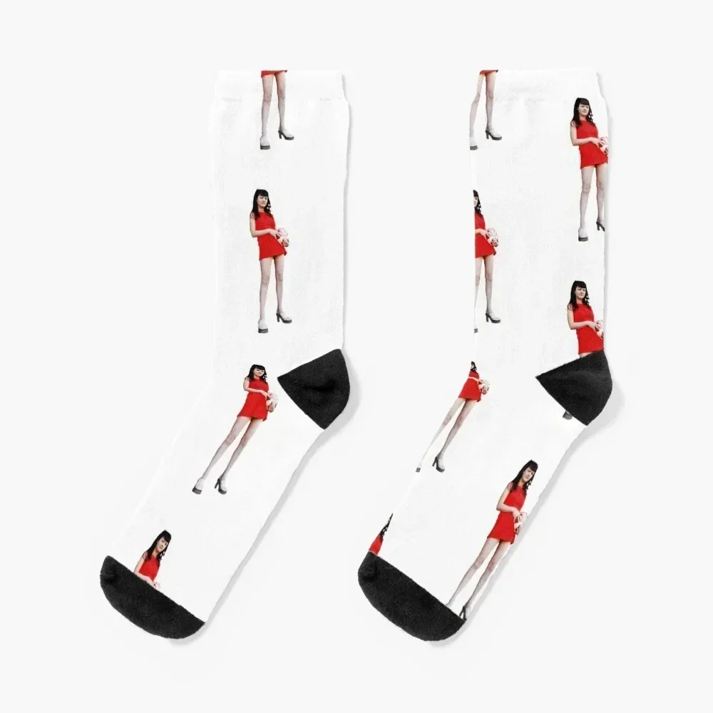 

Meg White Socks golf Novelties sheer new year Socks For Men Women's