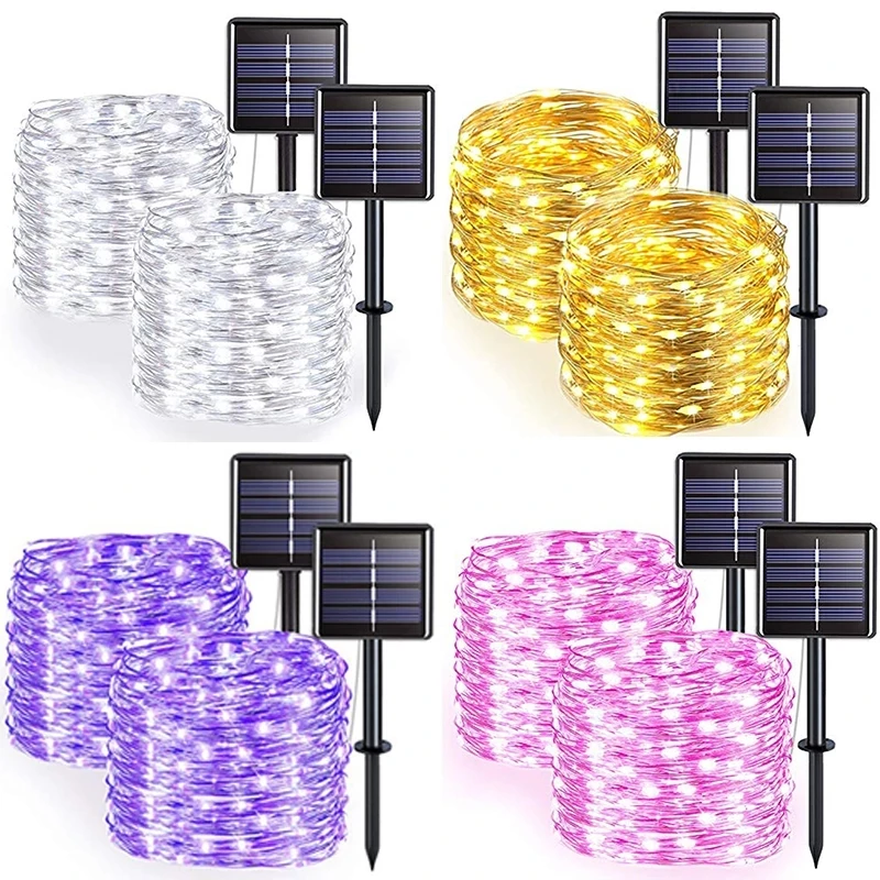 50/100/200/330 LED Solar Light Outdoor Lamp String Lights for Holiday Christmas Party Waterproof Fairy Lights Garden Garland.