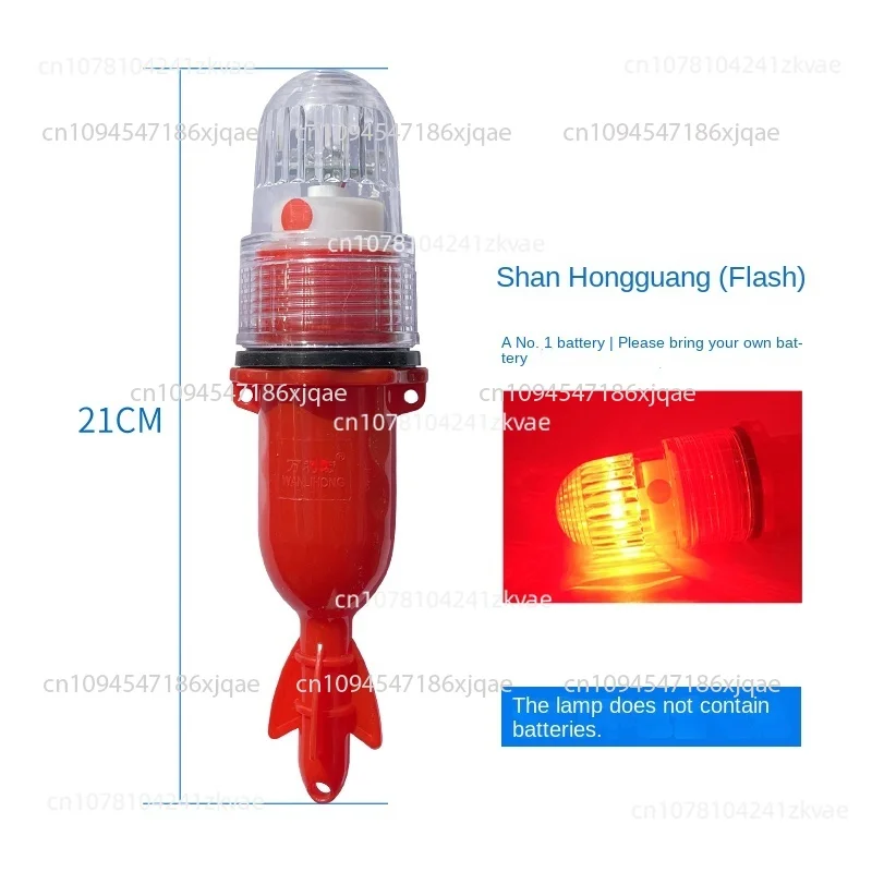 10pcs Fishing Lure Light;Light-controlled Buoy Flash Signal Light; LED Fishing Net Light; Dual-color Marine Torpedo Light.