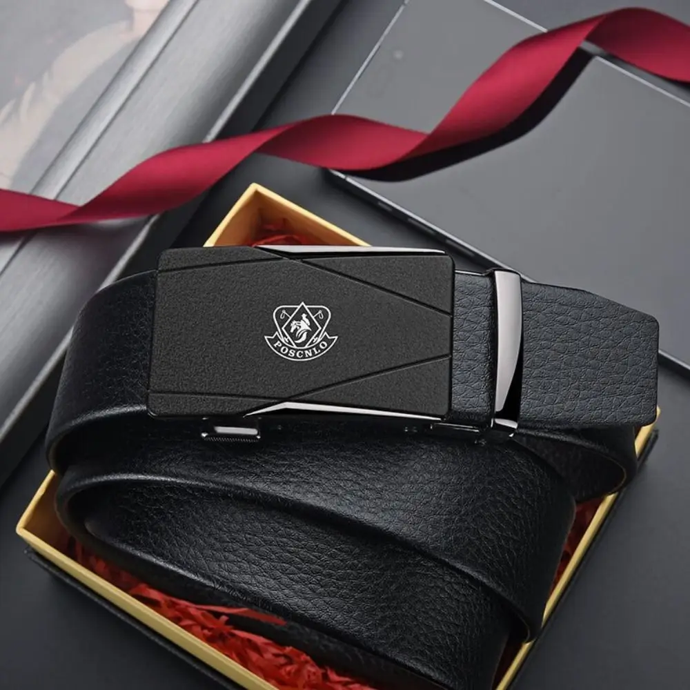 

Vintage Luxury Design Business Leather Belt Trendy Brand Man Waistband Waist Strap