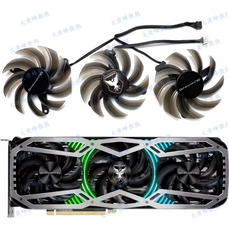 New the Cooling Fan forGAINWARD RTX3060ti RTX3070 RTX3070ti RTX3080 RTX3080ti RTX3090 Video Graphics Card