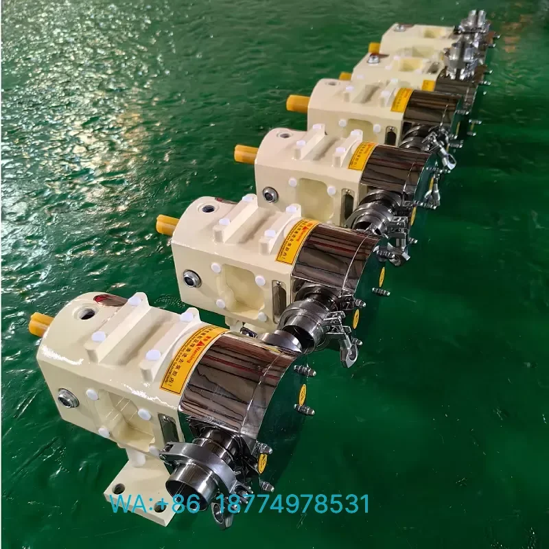 for TLS Stainless Steel Cam Gear Pump for Tomato Sauce Chili Sauce High Viscosity Liquid Food High Pressure OEM