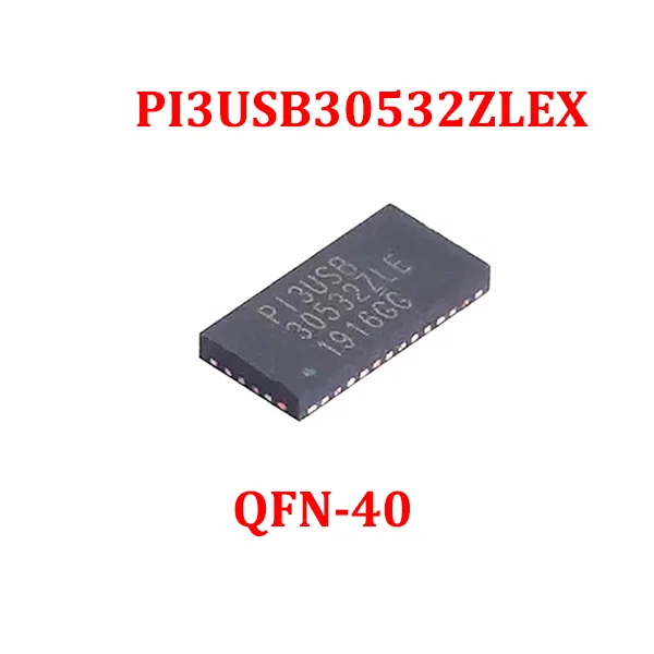 100% New P13USB30532ZLE PI3USB30532ZLEX QFN-40