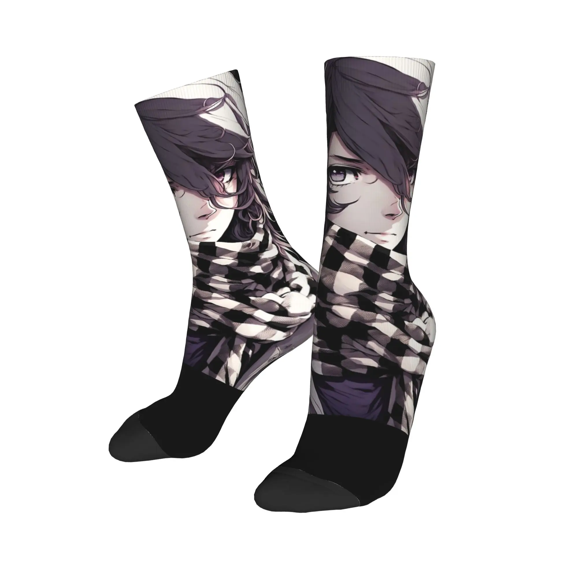 Fashion Men's Socks Casual Kokichi Manga Collection Sock Polyester  Graphic Women Sock Spring Summer Autumn Winter