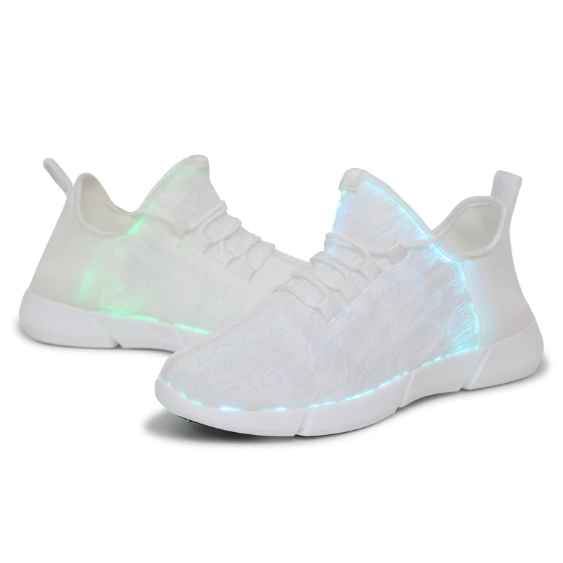 الصيف Led الألياف البصرية أحذية للبنات بنين الرجال النساء المدربين تنيس masculino zapatos موهير zapatillas سلة فام